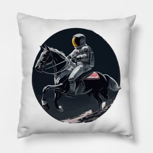 Astronaut and Horse Pillow