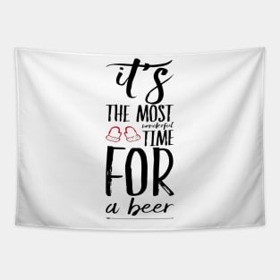 its the most wonderful time for a beer Tapestry