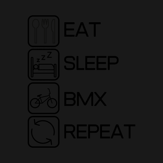 Eat Sleep Bmx Repeat by Catchy Phase