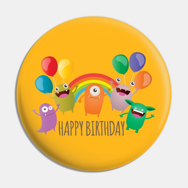 Happy Birthday Pin by vladocar