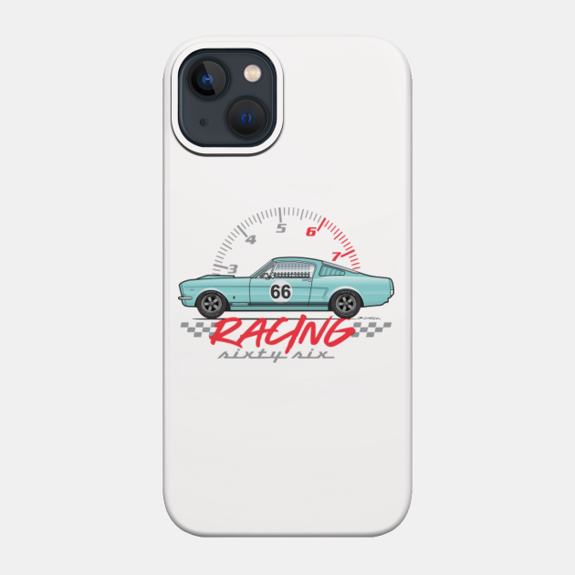Racing-Tahoe Turquoise - 1966 Fastback - Phone Case