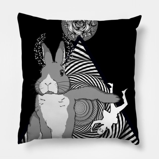 Tripnotized / The Reverse Hat-Trick Pillow by SprinkleMagic