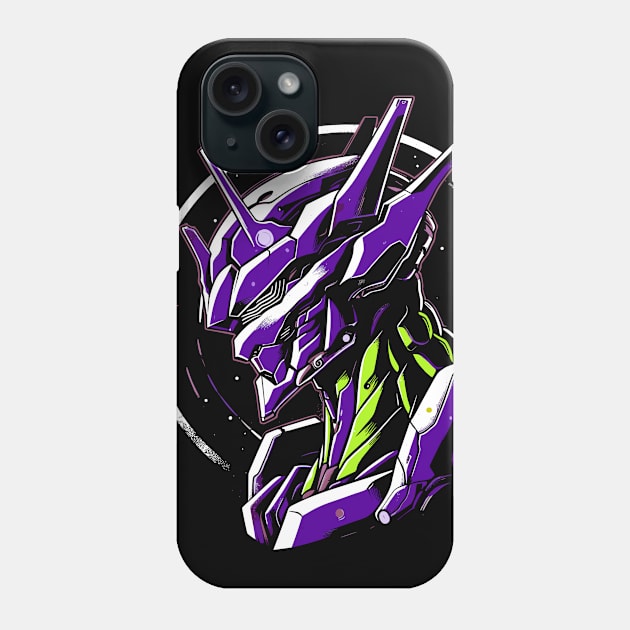 Neon Mecha Phone Case by Ikibrai