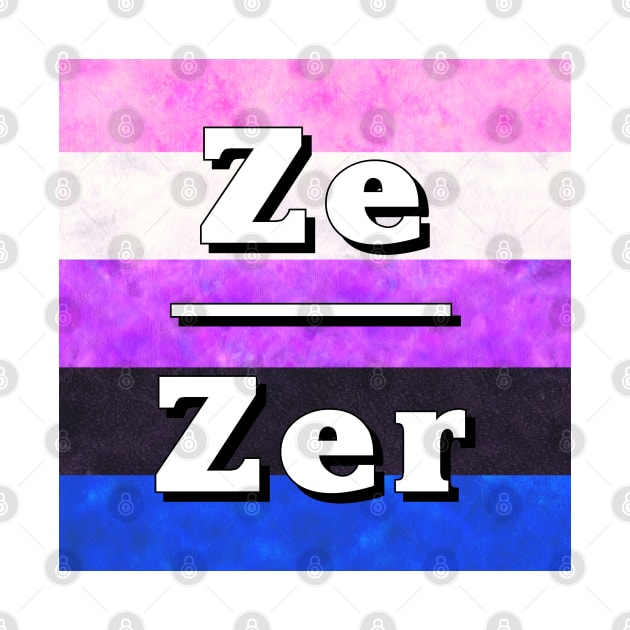 Ze-Zir Pronouns: Genderfluid by Tiger Torre