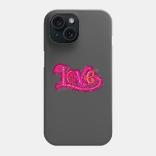 Love lettering Phone Case