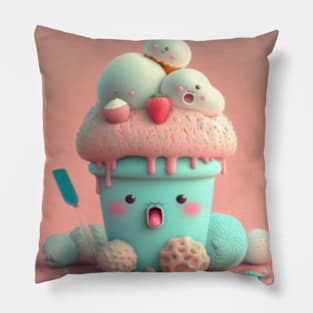 kawaii ice cream gift ideas Pillow