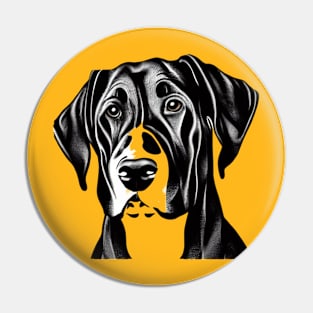 Illustration dog great dane Pin