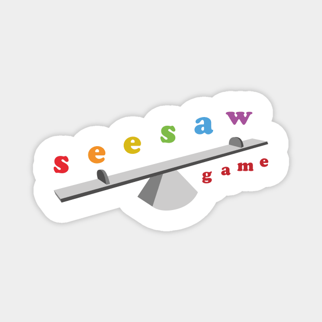 Seesaw (PRIDE COLLECTION) Magnet by goldiecloset
