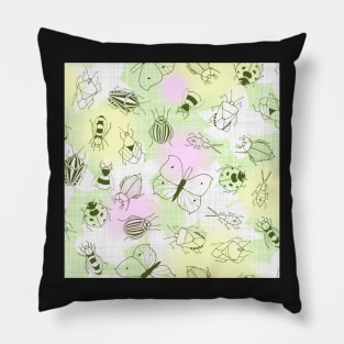 Spring bugs Pillow