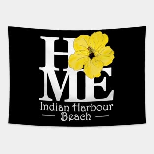 Indian Harbour Beach HOME Yellow Hibiscus Tapestry