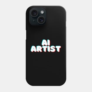Ai Artist Glitchy Meme Art Phone Case