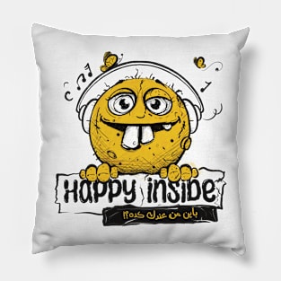 Happy inside Pillow