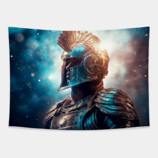 Armor Warrior Fantastic Cosmic Magical Tapestry