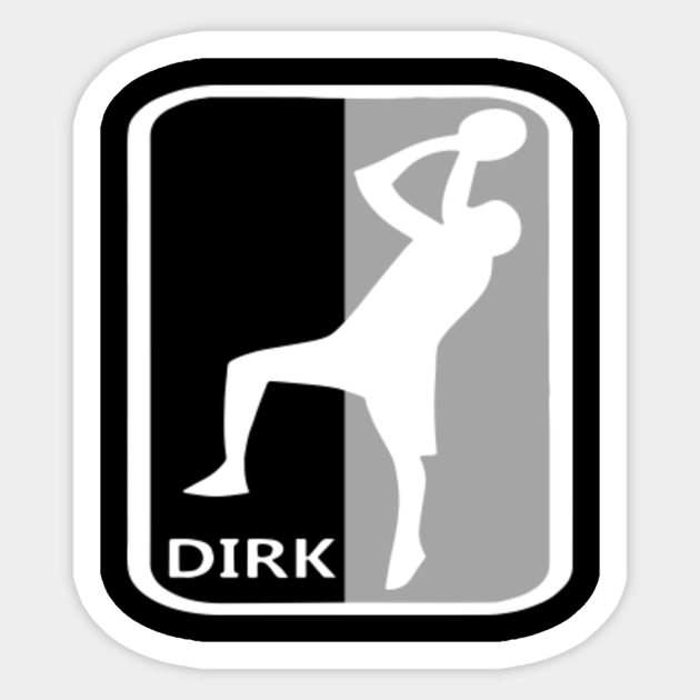 Dirk Nowitzki Dallas Mavericks Nba Logo Jersey Basketball T Shirts Basketball Aufkleber Teepublic De