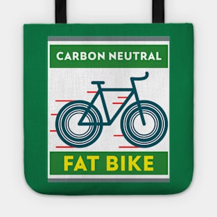 Carbon Neutral Fat Bike Tees Tote