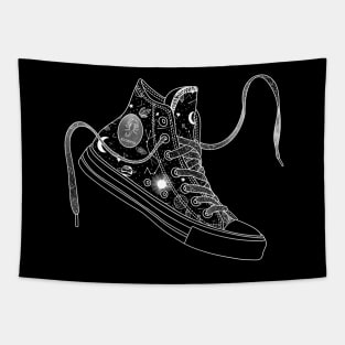 Copy of Scorpio high tops - Space laces Tapestry