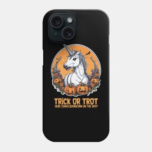 trick or treat unicorn Phone Case