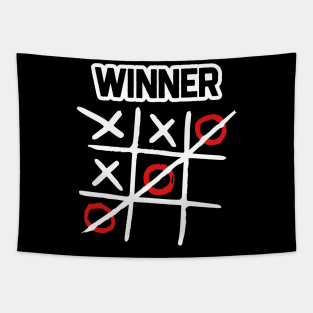 Tic Tac Win - Game Winner Tapestry