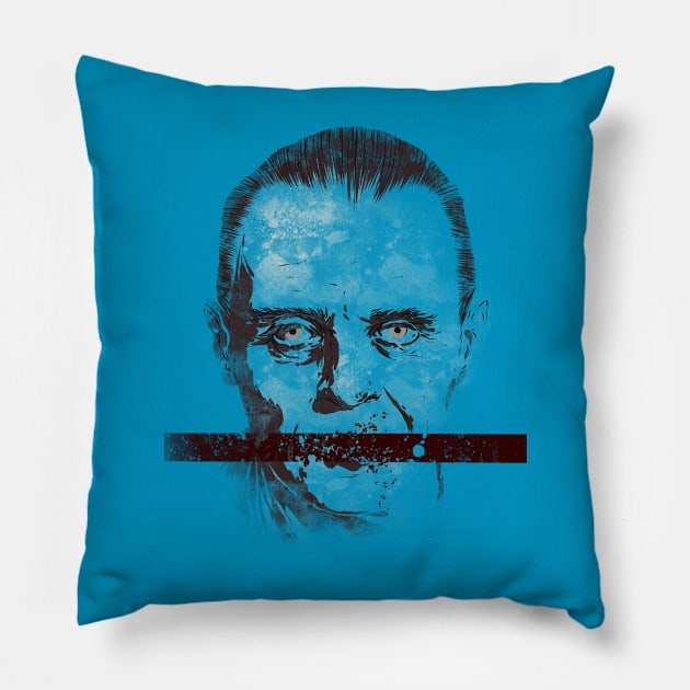 hannibal lecter Pillow by Kotolevskiy