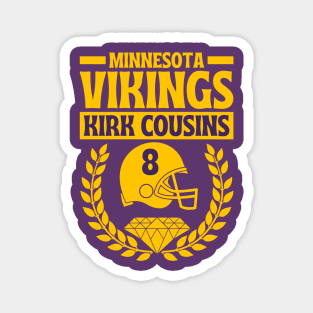 Minnesota Vikings Kirk Cousins 8 Helmet American Football Magnet