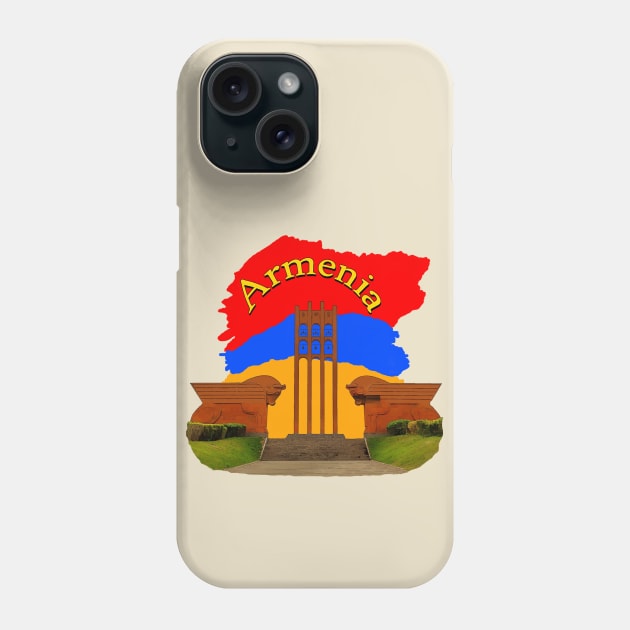 Armenian Independence Monument Phone Case by doniainart