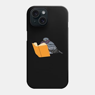 pigeon reading books-cute Phone Case