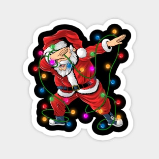 Dabbing Santa Claus Christmas Fun Ho Dubbing Magnet