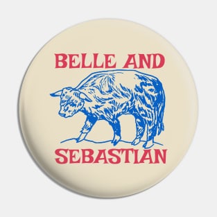 Belle and Sebastian Vintage Art Pin