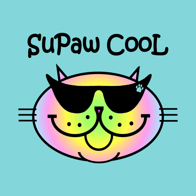 SuPaw CooL - pastel rainbow by RawSunArt