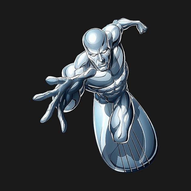 Silver Surfer Fly by cindo.cindoan