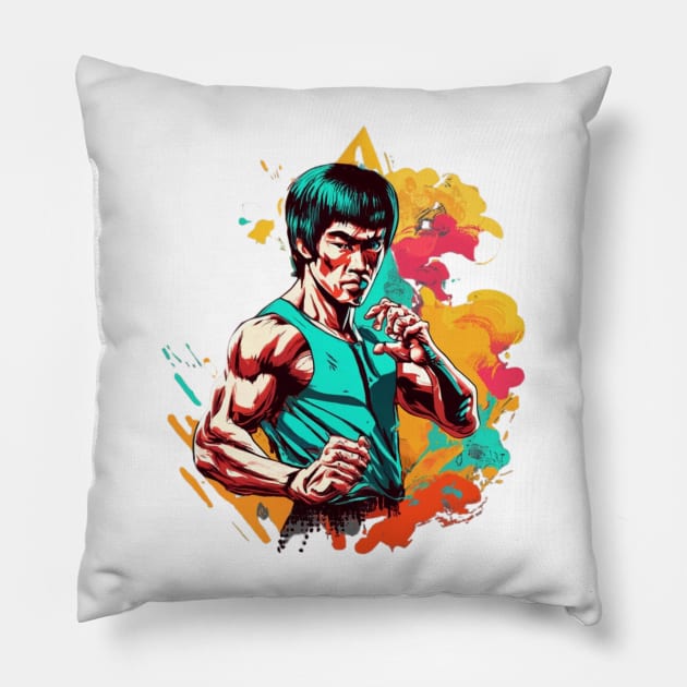 Kung fu Pillow by presstex.ua@gmail.com