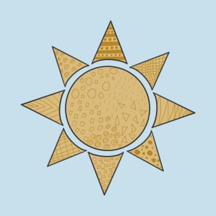 Patterned Sun T-Shirt