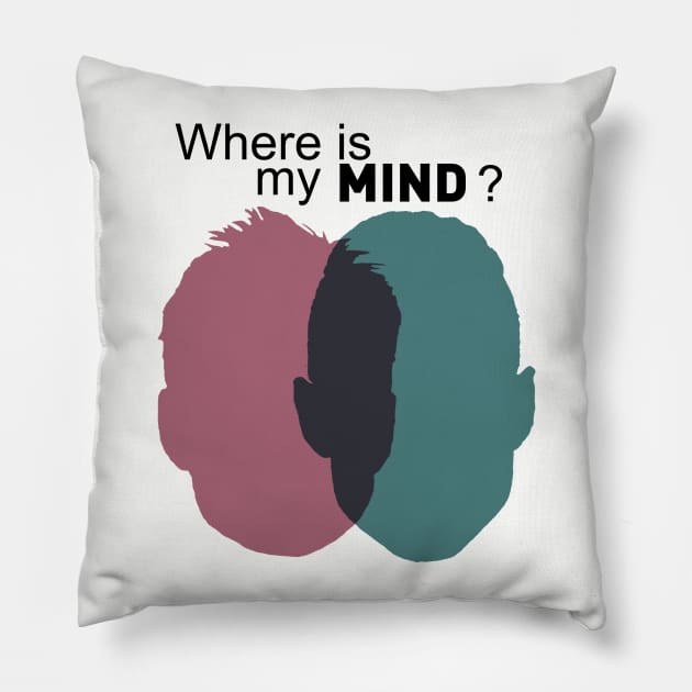 where is my mind (mr robot) Pillow by Ward