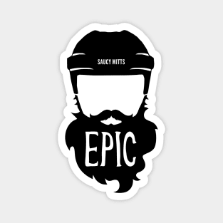 Epic Hockey Beard Magnet