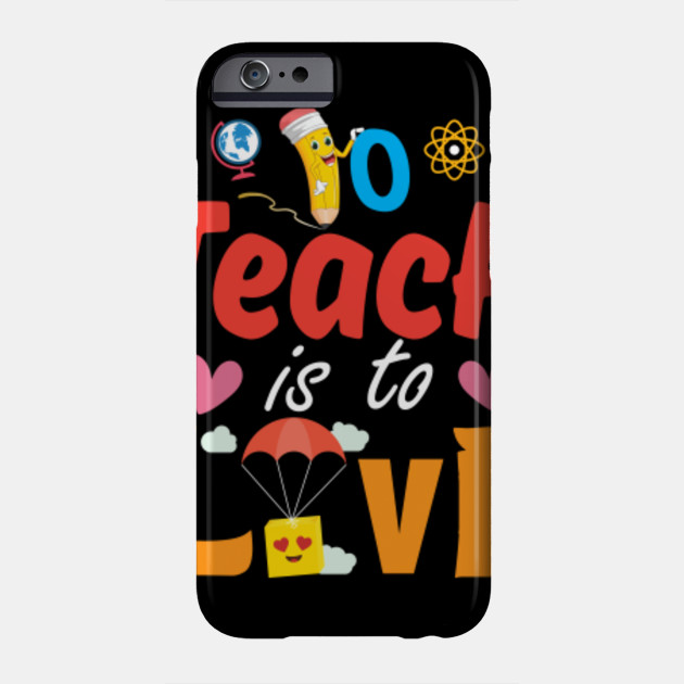 To Teach Is To Love With Cute Hearts Gift Teacher Student