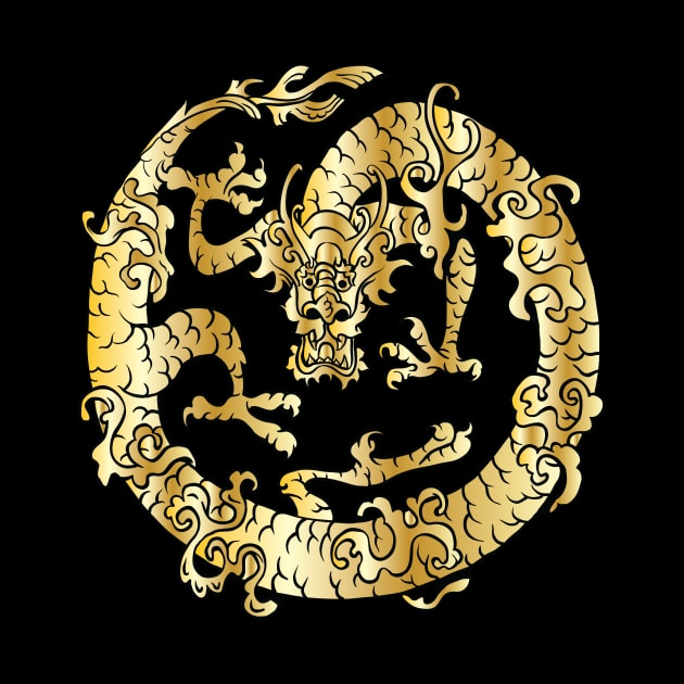 Gold Dragon 01 by Verboten