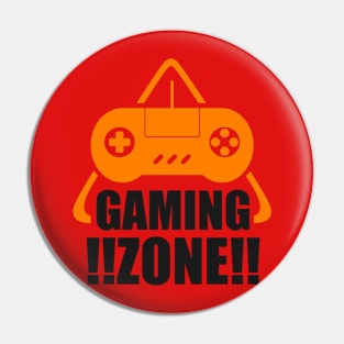 Stop Gamer at work Pin