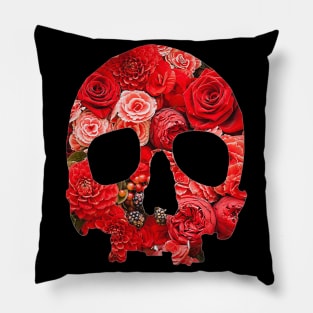 Flower Skull Pillow