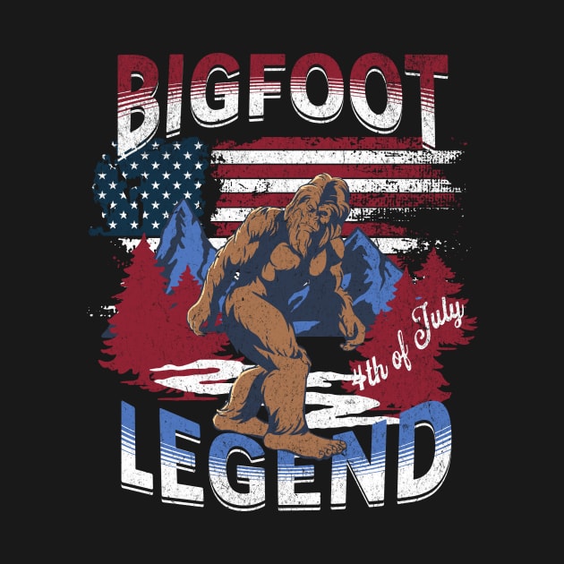 Bigfoot 4th of july by LIMITLESS 