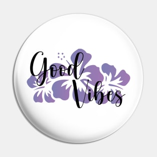 good vibes summer purple Pin