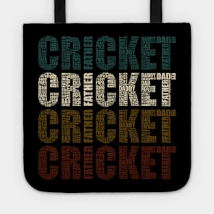 Cricket Dad - Funny Sports Lovers Gift For Papa Tote