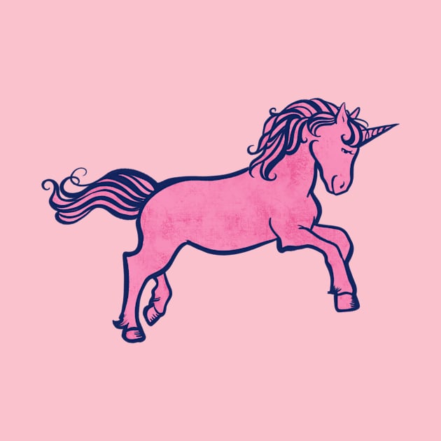 Pink Unicorn by bubbsnugg