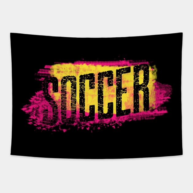 Soccer fan Tapestry by Art master