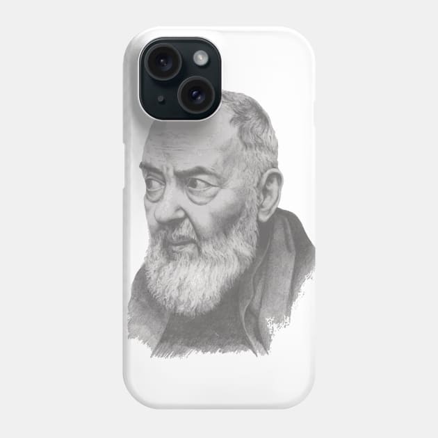 Saint Padre Pio Phone Case by Beltschazar