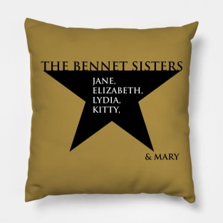 The Bennet Sisters Pillow