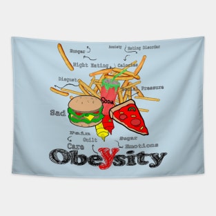 Obeysity Tapestry