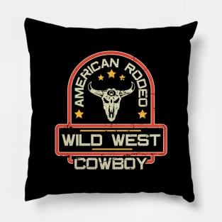 Vintage Retro Rodeo T shirt Gift Pillow