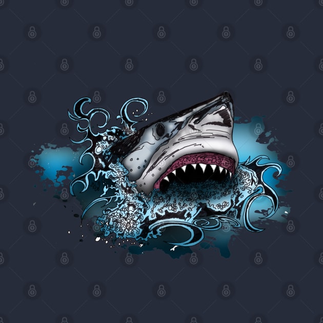 Shark Attack by adamzworld