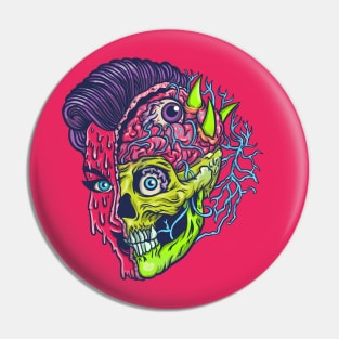 Monster Brain Pin