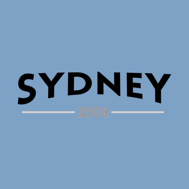 Sydney 2000 Arc Logo (Black Logo) by myfourdigits